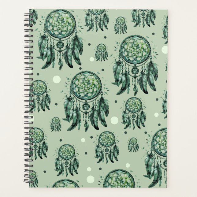 Agenda Celtic Knot Green Dreamcatcher (Frente)