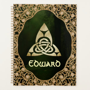 Agenda Celtic Trinity Knot on Forest Shadows
