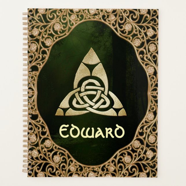 Agenda Celtic Trinity Knot on Forest Shadows (Frente)