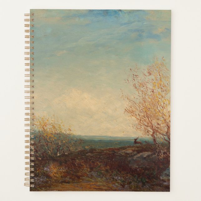 Agenda Cerf Dans La Forêt De Fontainebleau Félix Ziem (Frente)