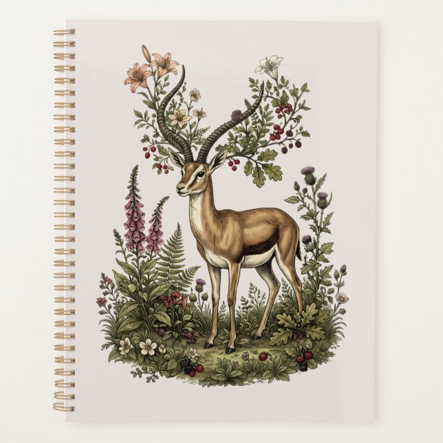 Agenda Cervo com Flor Silvestre  (Frente)