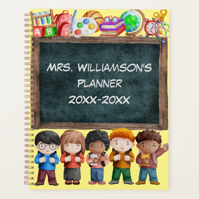 Agenda Chamada de Calcachofra de Caqueira da Escola em Br (Frente)