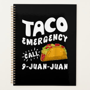 Agenda Chamada de Emergência Taco 9 Juan Juan Engraçado