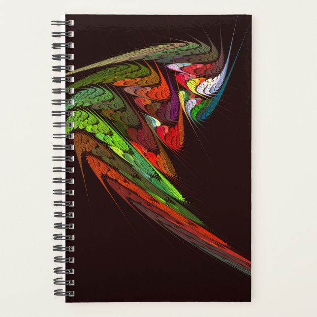 Agenda Chameleon Abstrato Art (Frente)