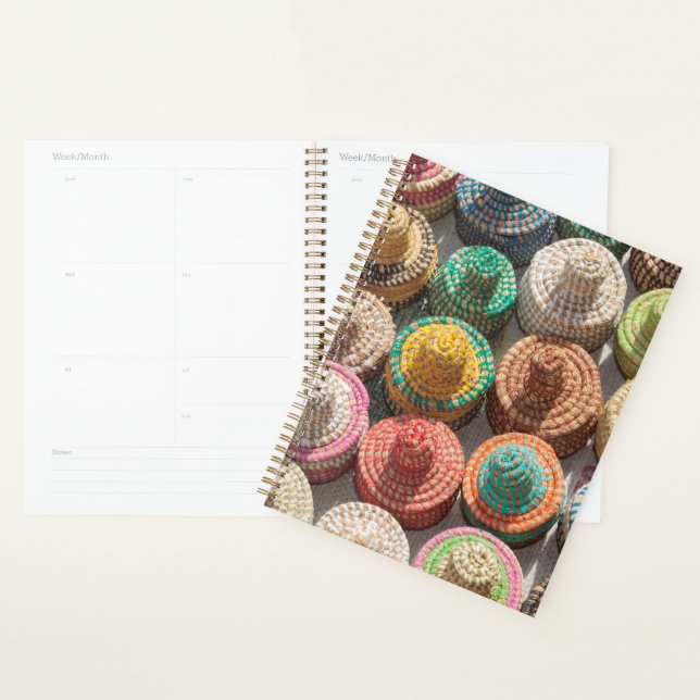 Agenda Chapéus Coloridos Tecidos (Exibição)