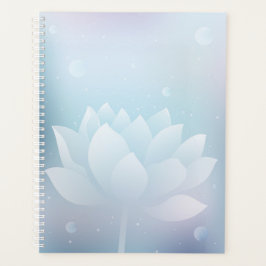 Agenda Charming Lotus Hardcover Planner