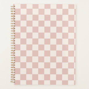 Agenda Check Pale Beige Checkered Pattern Board