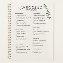 Agenda Checklist de casamento