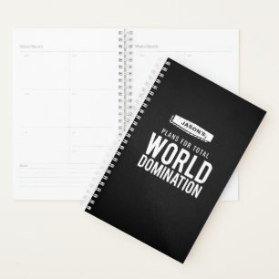 Agenda Checklist para o domínio mundial Nome personali