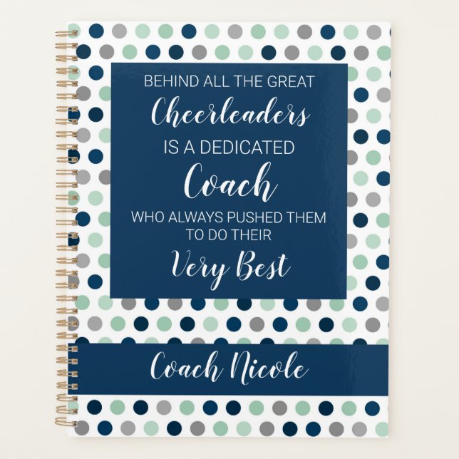 Agenda Cheer Coach Planner (Frente)