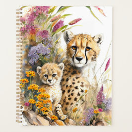 Agenda Cheetah Baby e Mamãe Planner