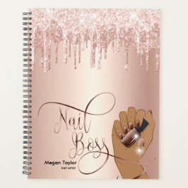Agenda Chefe de unha, técnica de unha, unhas longas, mani