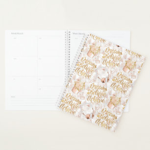 Agenda Chefe Garota - Sonhe, Acredite, Alcance Planner