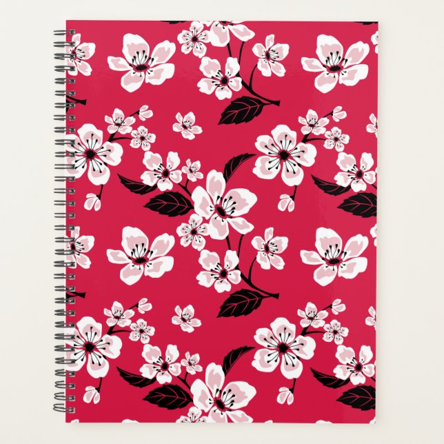 AGENDA CHERRY BLOSSOM - SAKURA (VERMELHO) (Frente)