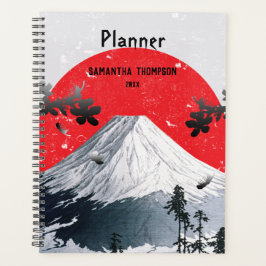 Agenda Cherry Blossoms Monte Fuji Japão