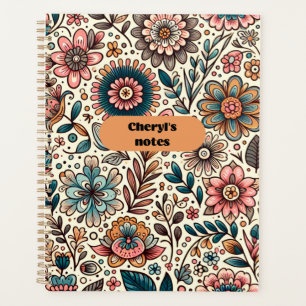 Agenda Cheryl's Notes Floral