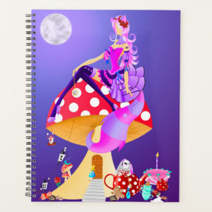 Agenda Cheshire Cat no mercado de cogumelos