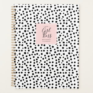 Agenda Chic Dots Blush Girl Chefe Negócios Personalizados