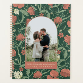 Agenda Chic Green & Terracotta Floral Arch Photo