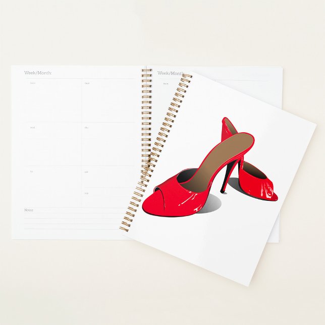 Agenda Chic Red High Heels Glamororto Stiletto Fashion (Criador carregado)
