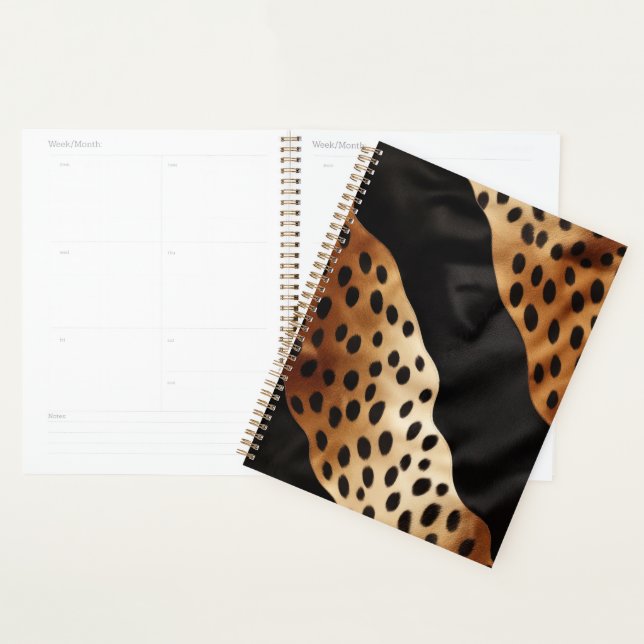 Agenda Chic Western Black Cowhide (Exibição)
