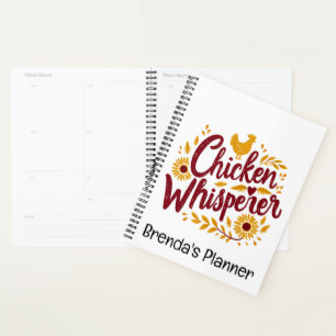 Agenda Chicken Whisperer Rustic Farmhouse Cottagecore