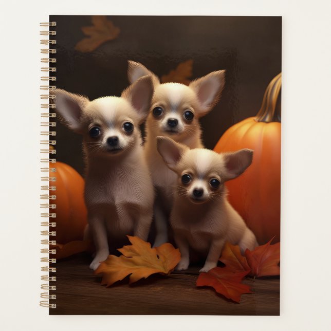Agenda Chihuahua Puppy Autumn Delight Pumpkin (Frente)