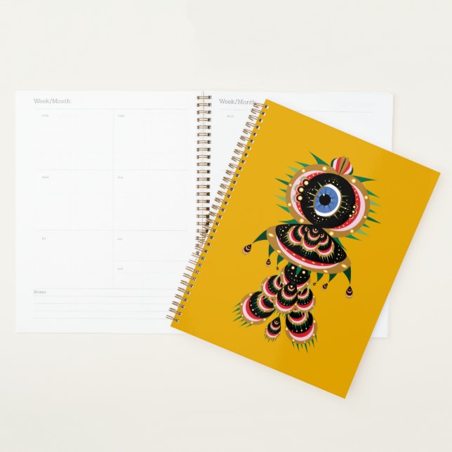 Agenda Chimera - Pássaro de Peixe Planner (Exibição)