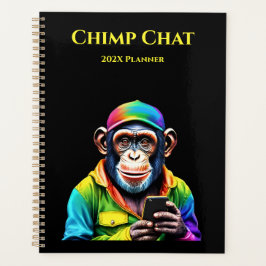 Agenda Chimp Chat-Chimpanzé com Telefone