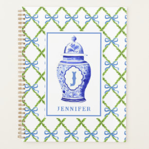 Agenda Chinoiserie Ginger Jar do Grande Milênio Monogra