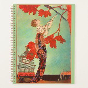 Agenda Chique Arte Nouveau Francesa Gaiola de Papagaio Ja