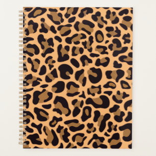 Agenda Chita Leopardo Manchas Selvagens Impressão Animal