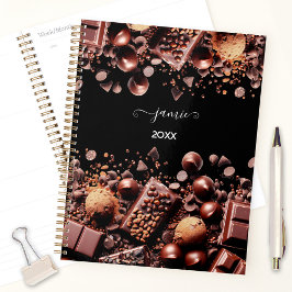 Agenda Chocolates Chocolate Chocolate Cacau Doces Nome Te