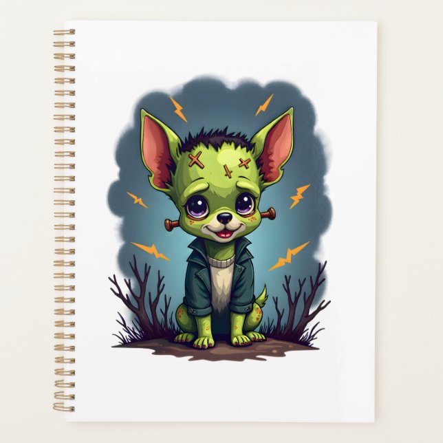 Agenda Choque de Chihuahua de Frankenstein (Frente)