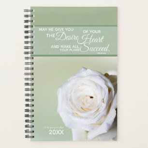 Agenda Christian Planner for Women - Rosa Branca