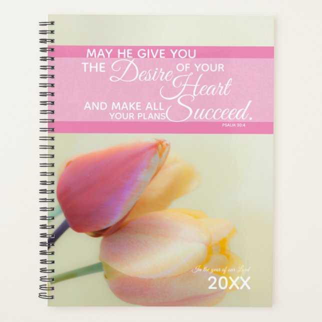 Agenda Christian Planner - Salmos 20 (Frente)