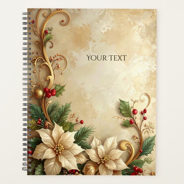Agenda Christmas Floral Holiday Planner (Frente)