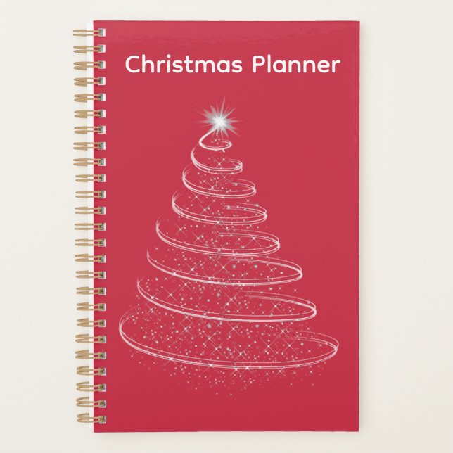 Agenda Christmas Planner: Holiday Organizer Notebook (Frente)