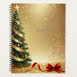 Agenda Christmas Tree Ribbons Holiday Planner