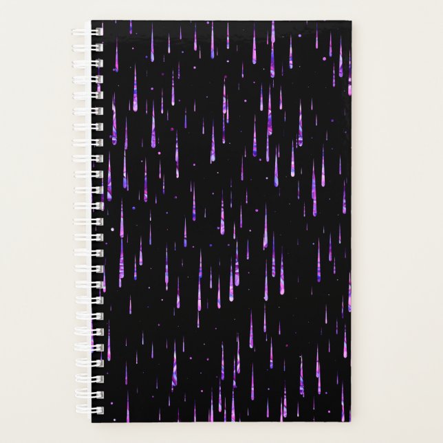 Agenda Chuva meteoro - roxa (Frente)