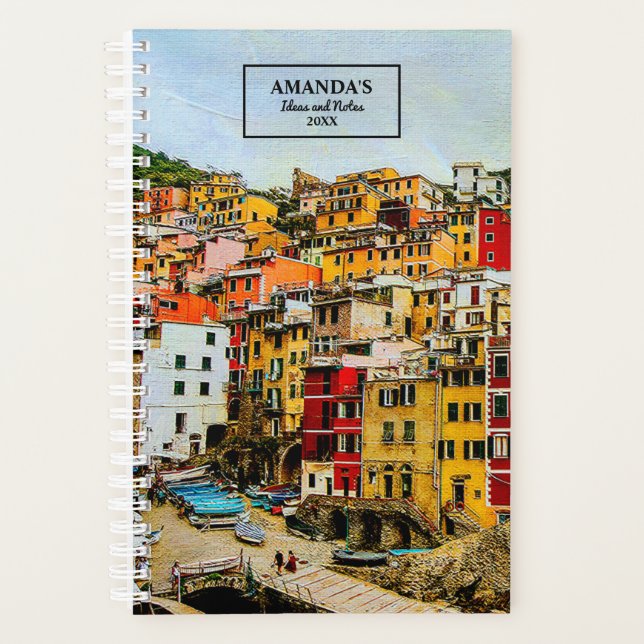 Agenda Cinque Terre Liguria Itália Viagem Europa (Frente)