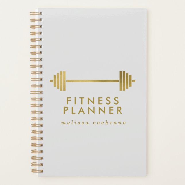 Agenda Cinza e Malhação personalizada Dourada (Frente)
