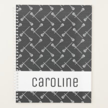 Cinza Lacrosse White Sticks Patterados