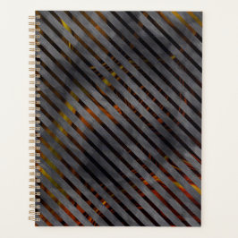 Agenda Cinzas transversais, fitas de carbono, vermelho-do