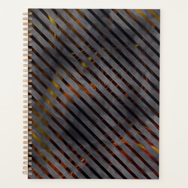 Agenda Cinzas transversais, fitas de carbono, vermelho-do (Frente)