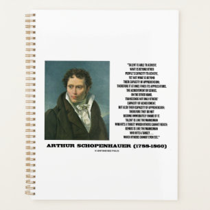 Agenda Citação Arthur Schopenhauer Talent Versus Genius