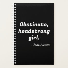 Agenda Citação de Orgulho e Preconceito II