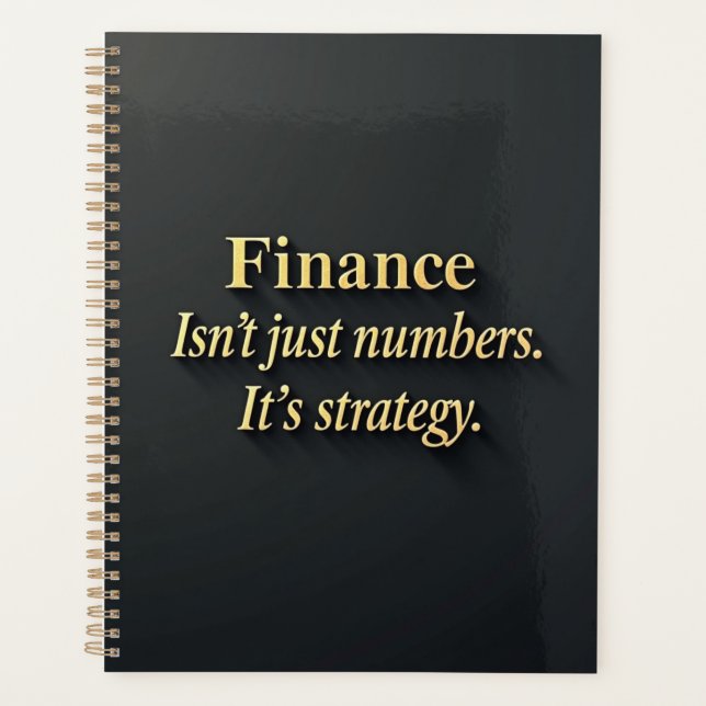Agenda Citação Financeira Elegante  (Frente)