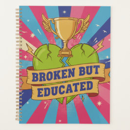 Agenda Citação Motivacional Quebrada Mas Educada