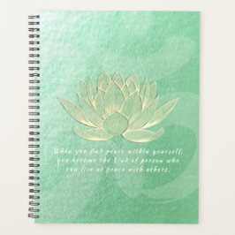 Agenda Citações do Instrutor de Meditação Lotus Yoga, Dou